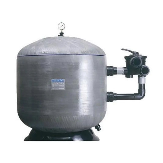 Waterco 222072485 24 in. 75 PSI HRV Fiberglass Side Mount Sand Filter with 2 in. Bulkhead Connection