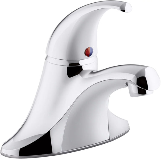 Kohler K-15199-4Ndra Coralais 0.5 GPM Single Handle Centerset Faucet - Chrome
