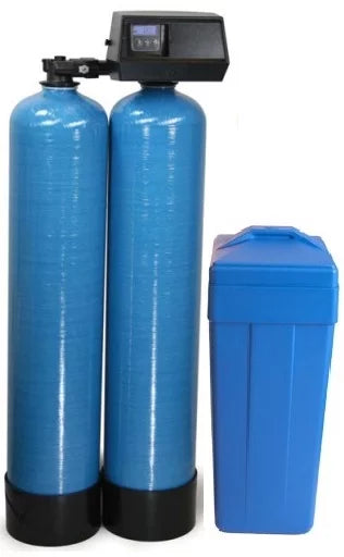 Fleck 9100 SXT On Demand Metered Twin Tank Water Softener 32,000 Grains Per Tank