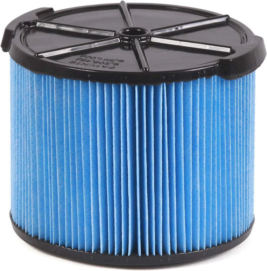 Vacuum Filters WS12045F Fine Dust  Vacuum Filter (Single Shop Vacuum Cleaner Cartridge Filter) For  3-Gallon To 4.5-Gallon Shop Vacuum Cleaners