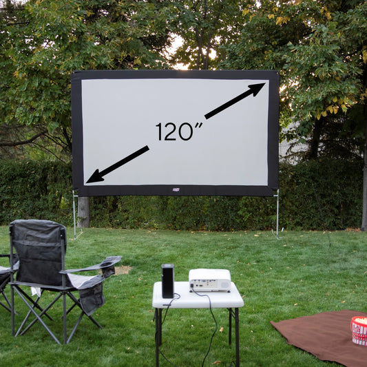 O.E.G. 120 Aluminum Outdoor Projector Screen - 120 - OS120A