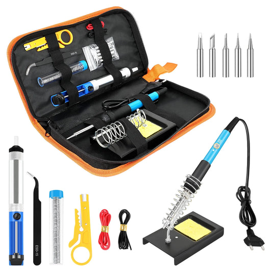 Electric Soldering Iron Gun Adjustable Temperature 60W 110V Welding Solder Wire