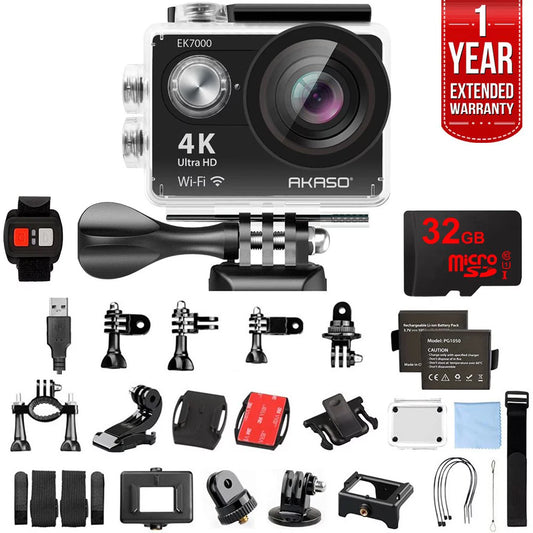 AKASO EK7000 Wifi 4K 1080P Action Sport Action Camera DVR Camcorder +32G SD Card