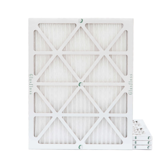 14x20x1 MERV 13 Pleated AC Furnace Air Filters by Glasfloss Industries. 6 Pack