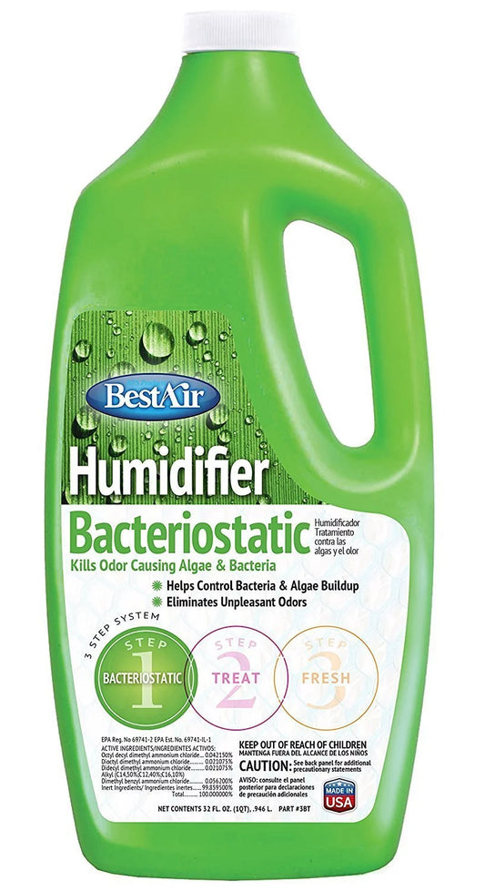 BestAir 3BT Original Humidifier Bacteriostatic Water Treatment- 96 oz. 3 Pack