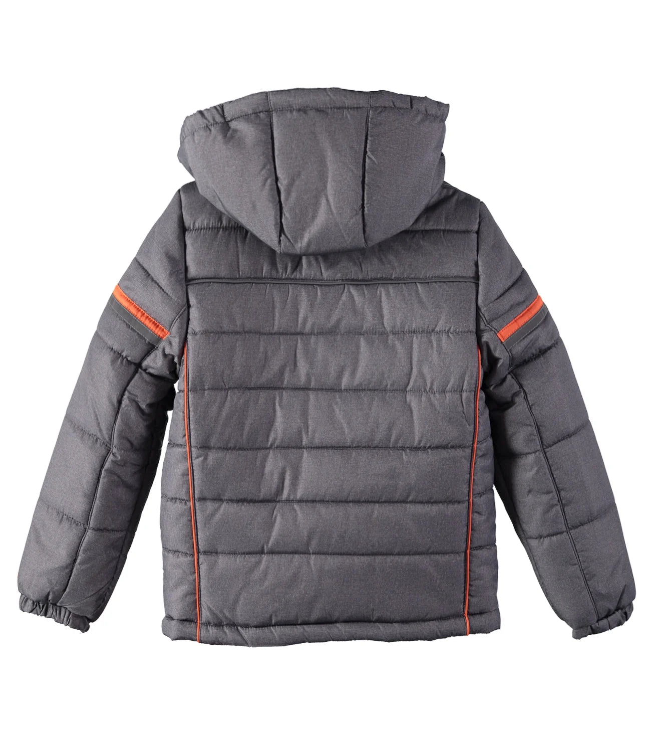 London Fog- Heavyweight Puffer w/ Beanie- Grey-14|16