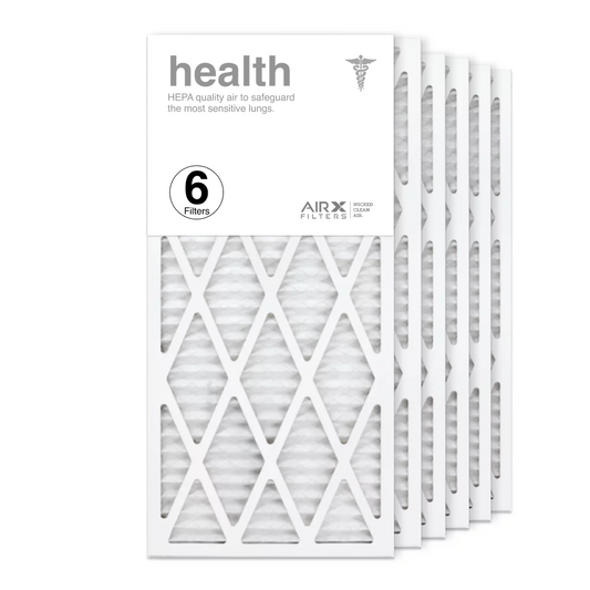 AIRx Filters 14x30x1 Air Filter MERV 13 Pleated HVAC AC Furnace Air Filter, Health 6-Pack, Made in the USA