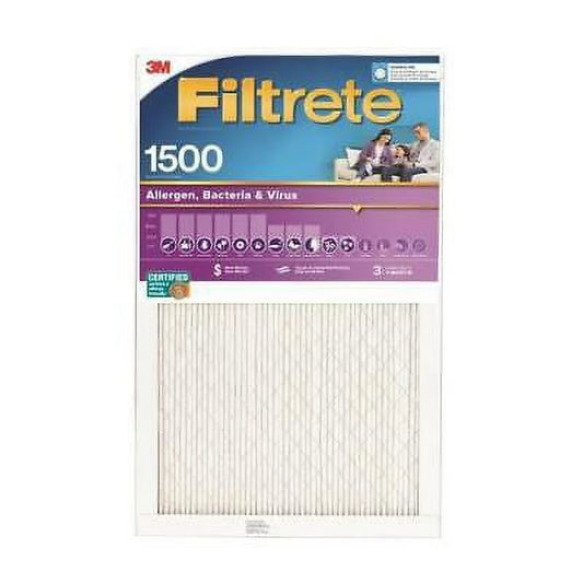 3M Filtrete 24 in. W x 24 in. H x 1 in. D 12 MERV Pleated Air Filter (Pack of 4)