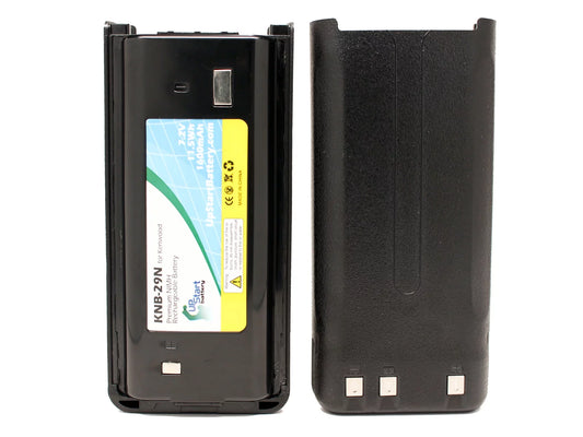 2x Pack - UpStart Battery Kenwood TK-2206 Battery - Replacement for Kenwood KNB-29N Two-Way Radio Battery (1600mAh, 7.2V, NIMH)