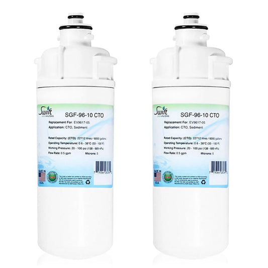 Swift Green Filters SGF-96-10 CTO Compatible Commercial Water Filter for EV9617-05, Made in USA (Pack of 2)