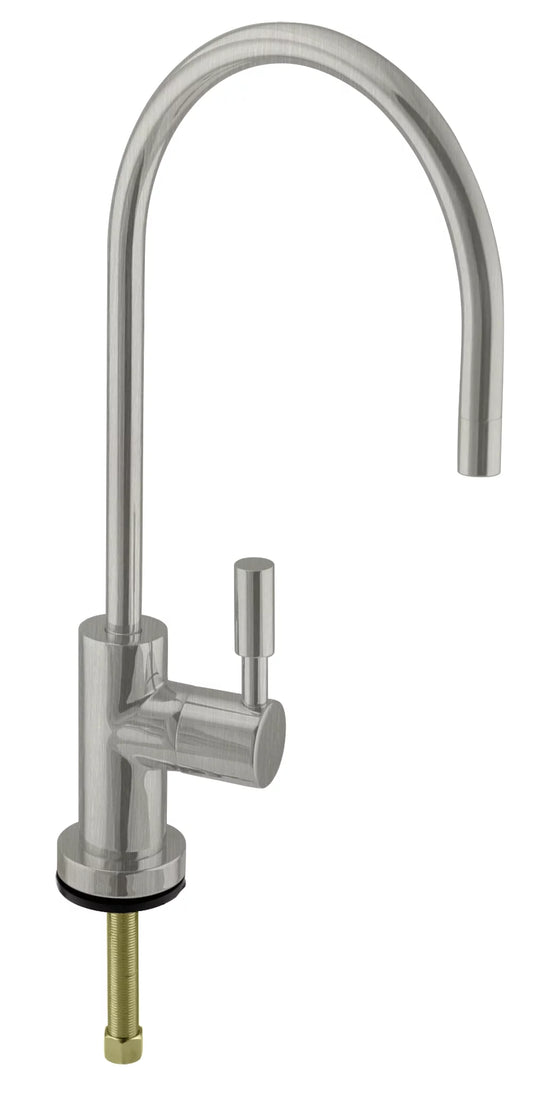 Westbrass D2036-NL-07 11 Contemporary 1-Lever Handle Cold Water Dispenser Faucet, Satin Nickel
