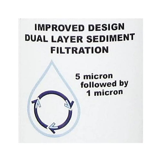 ice machine water filter compatible with insurice single i20002 ev9324-01 requiring one ev9612-22 cartridge, made in the usa, also compatible with scottsman ssmrc1