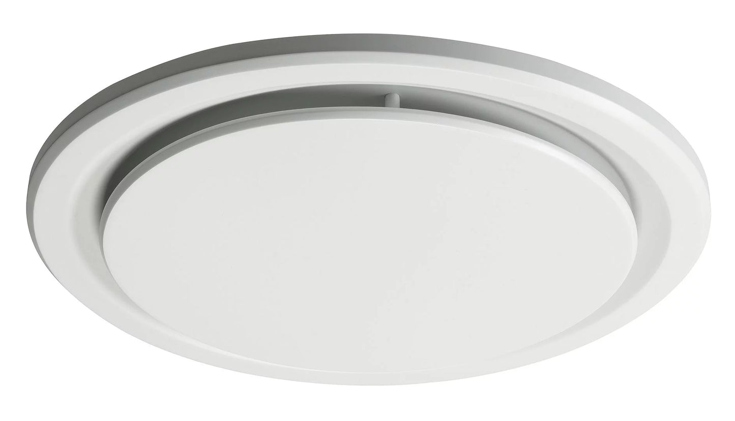 Homewerks 110 CFM Bathroom Ventilation Exhaust Fan, White