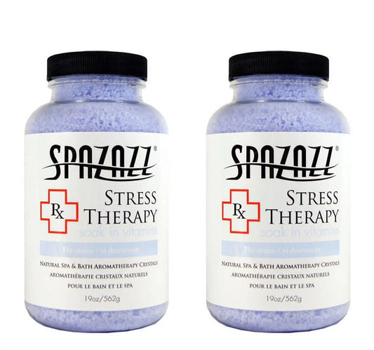 Spazazz Aromatherapy Spa and Bath Crystals- Stress Therapy (2 Pack)