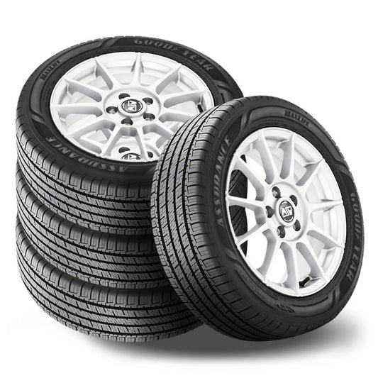 Set of 4 Goodyear Assurance Maxlife 225/60R17 99H Tires All Season 85K Mileage SET 110979545 / 225/60/17 / 2256017 Fits: 2018-23 Subaru Crosstrek Convenience, 2019-21 Subaru Forester Convenience