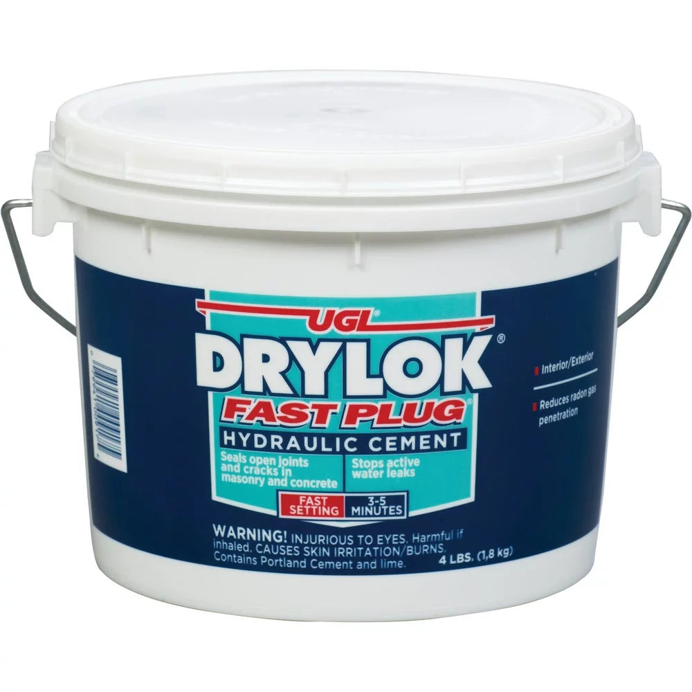 1PACK Drylok Fast Plug 4 Lb. Pail Hydraulic Cement