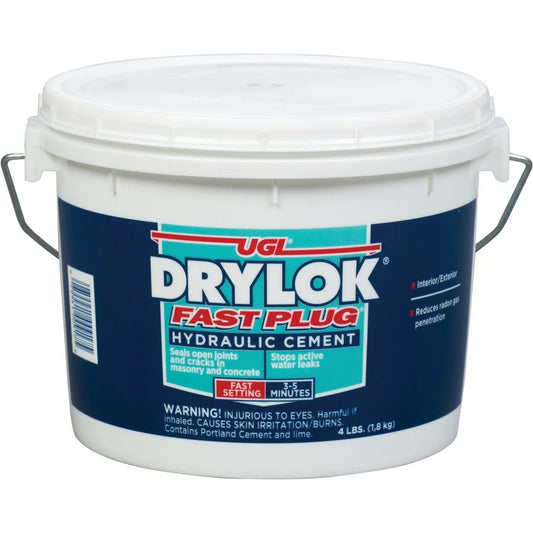 1PACK Drylok Fast Plug 4 Lb. Pail Hydraulic Cement