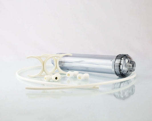 Empty Inline REFILLABLE Cartridge-2X 10 | For DI/Carbon/Alkaline
