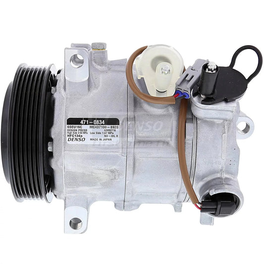 Denso 471-0834 New AC Compressor with Clutch, 1 Pack Fits select: 2009-2017 JEEP PATRIOT, 2009-2017 JEEP COMPASS