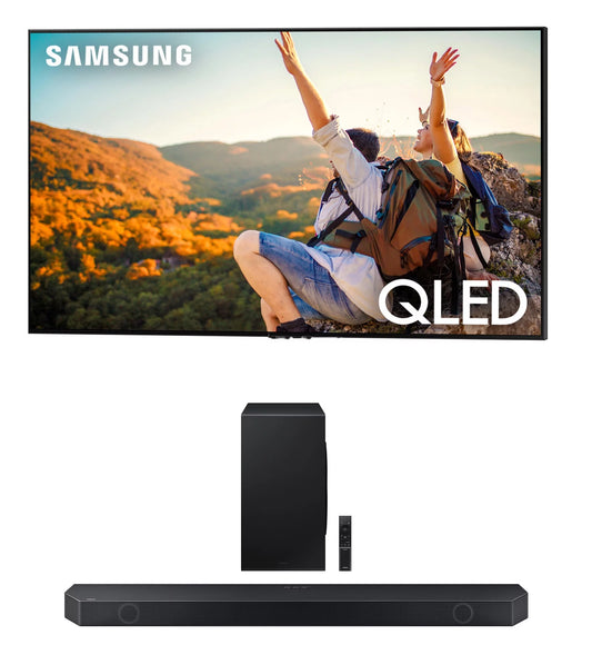 Samsung QN85Q80CAFXZA 85 Inch 4K QLED Direct Full Array with Dolby Smart TV with a Samsung HW-Q900C 7.1.2ch Soundbar and Subwoofer with Dolby Atmos (2023)