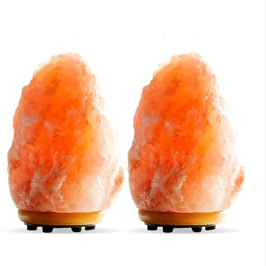 Northlandz Pink Salt Lamp 6lbs,Incandescent Lamp with Dimmer Switch, Home Decor, 9 In, 2 Pack