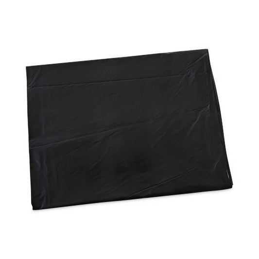 Boardwalk Linear Low Density Industrial Can Liners, 60 gal, 0.7 mil, 38 x 58, Black, 100/Carton