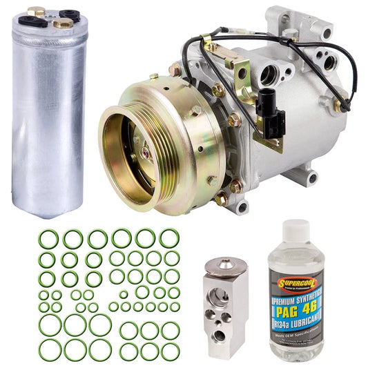 For Mitsubishi Galant 2.4L AC Compressor w/ A/C Repair Kit - Buyautoparts