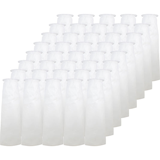SpiroPure SP-BE-4-25 25 Micron #4 (20) Polyester Felt Liquid Bag Filter (Case of 40)