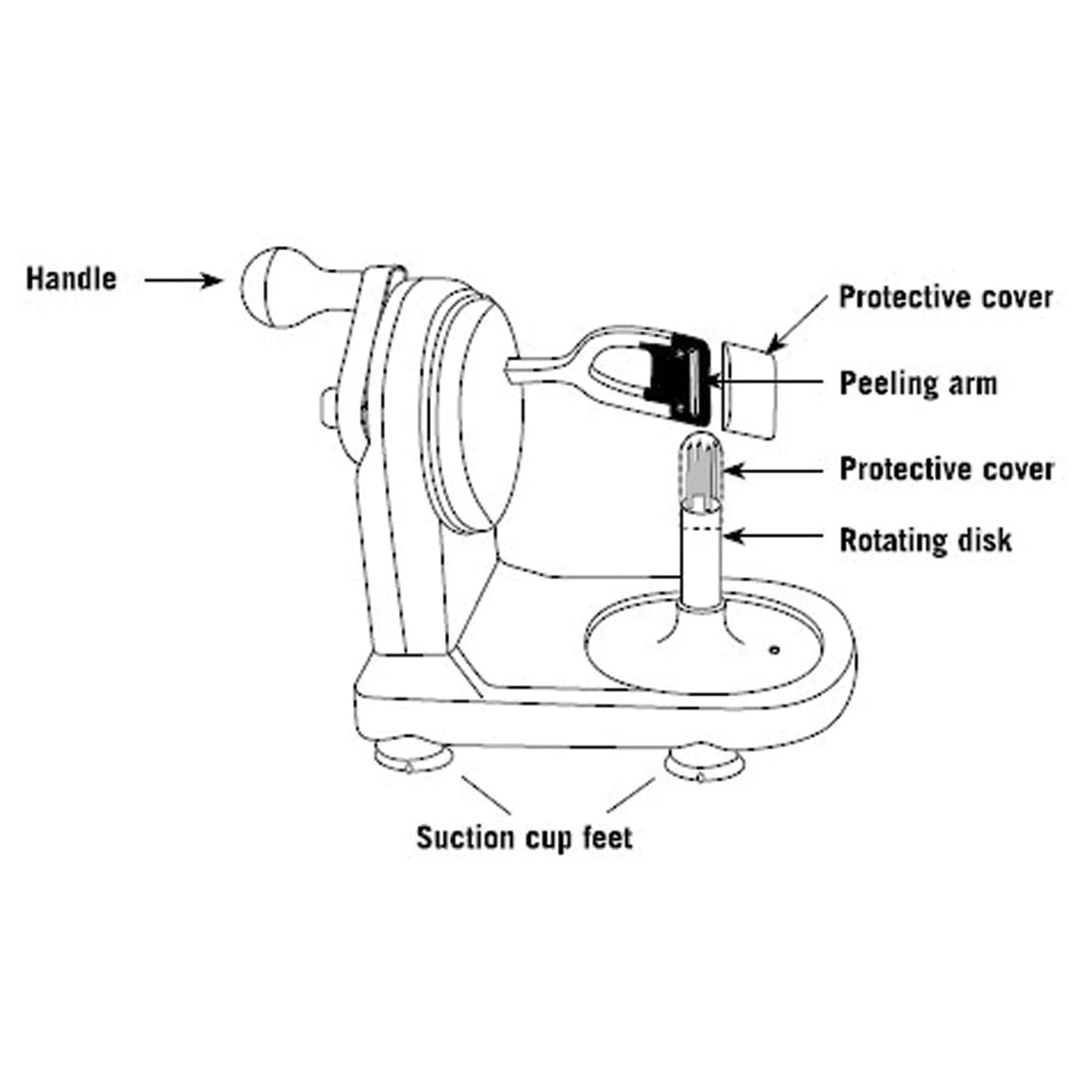 Starfrit Plastic Apple Pro-Peeler (SRFT39013E) SRFT93013E
