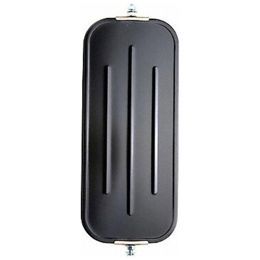 Velvac Black Ribbed Back Mirror  705104