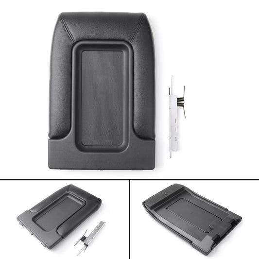 New Leather Center Console Box Arm Rest Latch Fit For For Ford GMC 1999-2007 Black