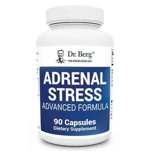 Dr. Berg Adrenal Stress Advanced Formula with Ashwagandha Extract,   90 Capsules