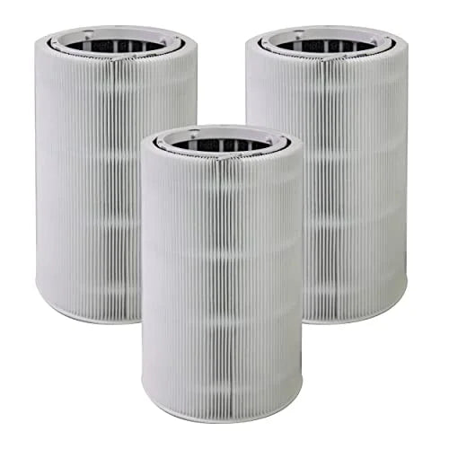Filter-Monster Replacement Filter Compatible with Blueair 411 Particle and Carbon Filter for Blue Pure 411, 411+, 411 Auto, and 411 Mini 3 pack