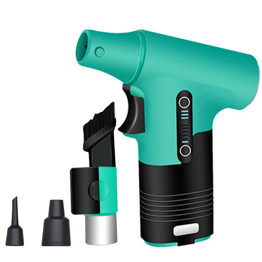 Walmeck Jet Fan Handheld Brushless Motor High Dust Blower for Keyboard Cleaning