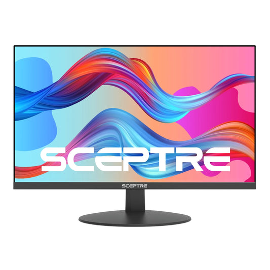 Sceptre IPS 27-inch Computer Monitor 1080p 75Hz HDMI Built-in Speakers, Machine Black (E275W-FPT)