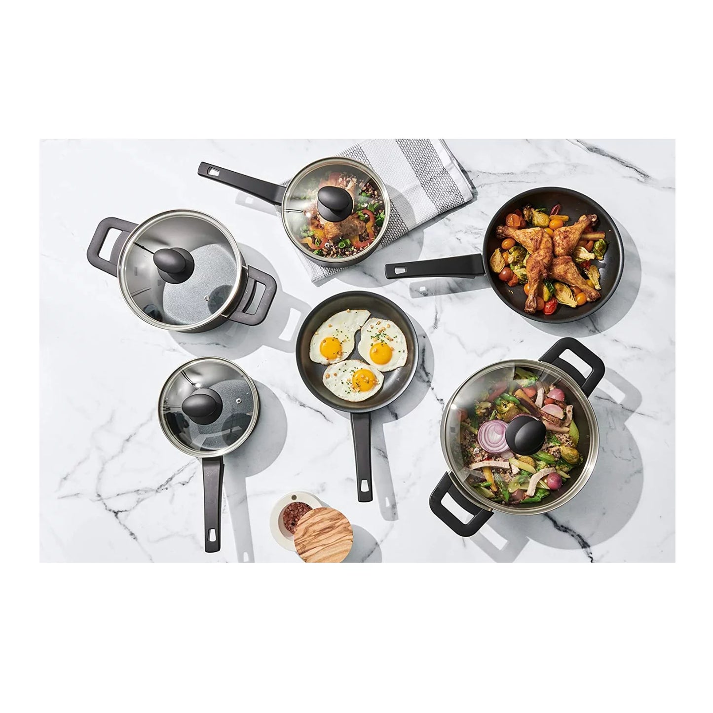 Cuisipro Aluminum Cookware Set (10-piece)