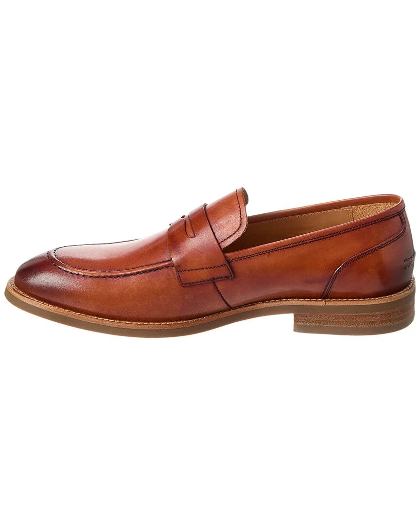 Warfield & Grand Bowen Leather Loafer, 10, Tan