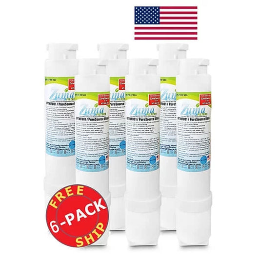 ZUMA Brand , Water and Ice Filter , Compatible with Frigidaire / ELECTROLUX 012505454226 - 6 Pack - Made in U.S.A.