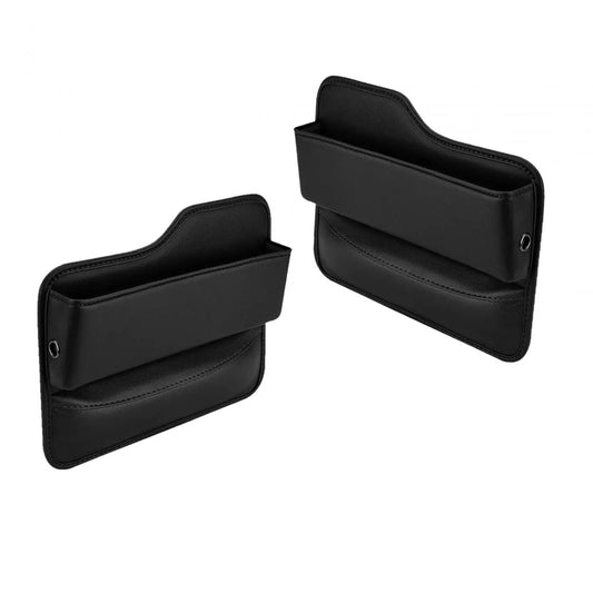 Car Seat Filler Organizer Automotive Accessories Crevice Storage Pocket Black 1 Pair