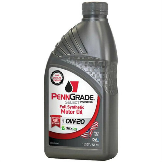 Penngrade Motor Oil  Select Synthetic Gasoline Motor Oil Sae