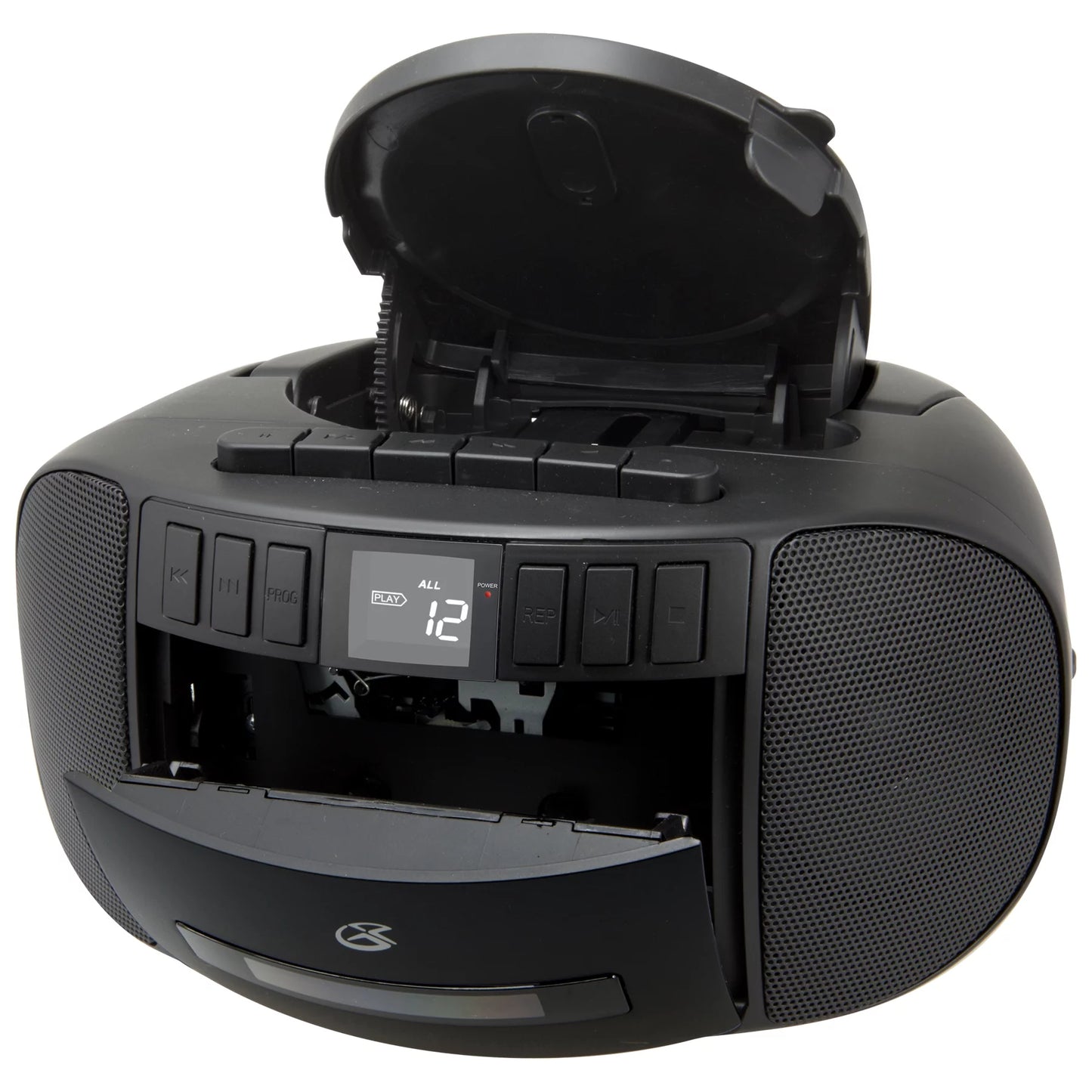 GPX Cassette/CD/Radio Boombox, Black, BCA209B