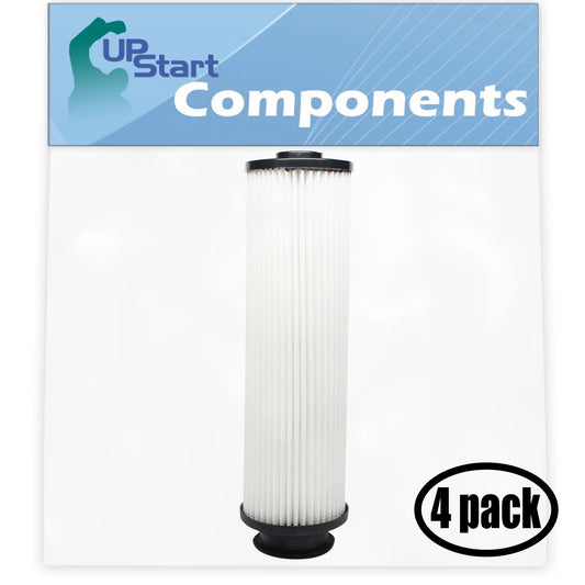 4-Pack Replacement for Hoover Savvy Bagged/Bagless Combo Upright U8185900 Vacuum HEPA Cartridge Filter - Compatible with Hoover 40140201, Type 201 HEPA Filter