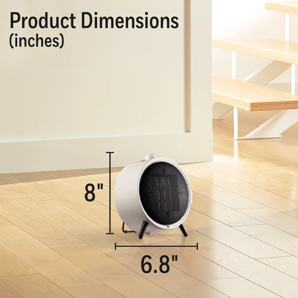 Honeywell UberHeater Ceramic Heater HCE200W, White