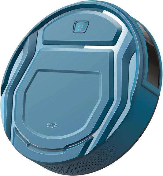 FJU Robotic Vacuum Cleaner, WiFi/App/Alexa, Robot Vacuum Cleaner with Schedule, Accurate Obstacle Crossing, Self-Charging, Slim Design, Quiet, Perfect for Hard Floors, Pet Hair, Carpets