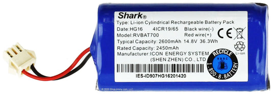 Shark Li-ION Replacement Battery (RVBAT700) for ION Robot Vacuums