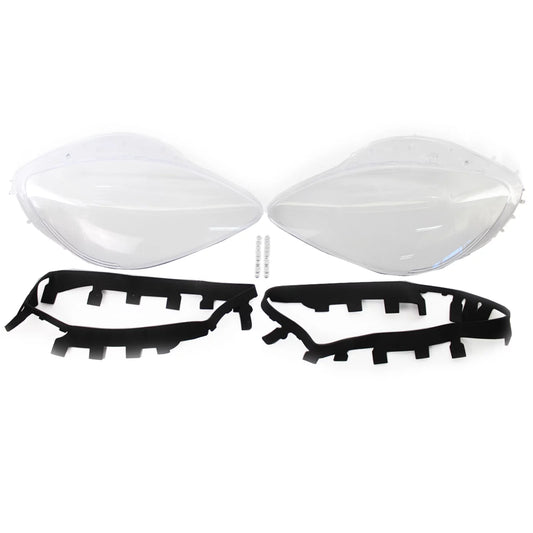 Meterk Headlight Lens Cover Headlamp Lens Shell Cover Headlight Assembly Replacement for Corvette C6 2005-2013