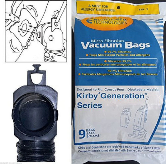 Kirby Generation 1,2,3,4,5,6 and Ultimate G Allergen Filtration Bags PKG of 18