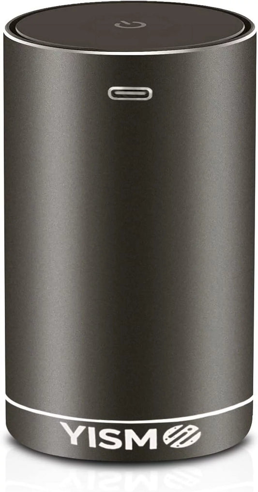 Clean Air Freshener And Odor W/Scent Cartridge. Small Electric Fragrance Diffuser Removes Pet, Smoke And Other Odors. Smart-Touch (Lavender, Black)