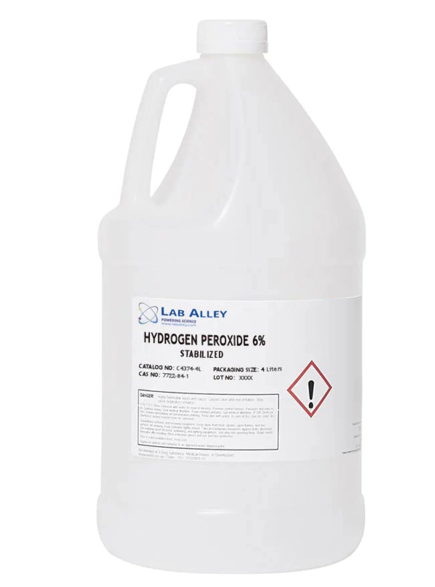 Hydrogen Peroxide 6% Solution, (Stabilized), Lab Grade 1PP