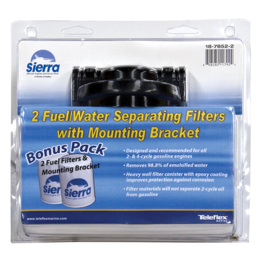 Sierra 18-7848-2 Fuel Water Separator Kit - 1/4, Bonus Pack